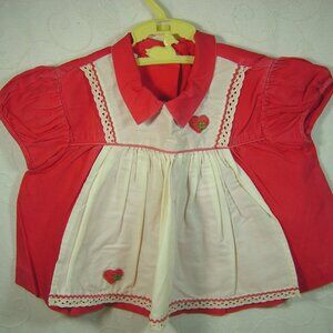 Vintage Kate Greenaway toddler dress-size L--12 months??